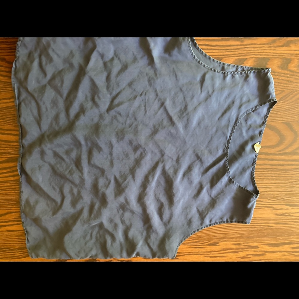 100% silk vintage tank top pajama top